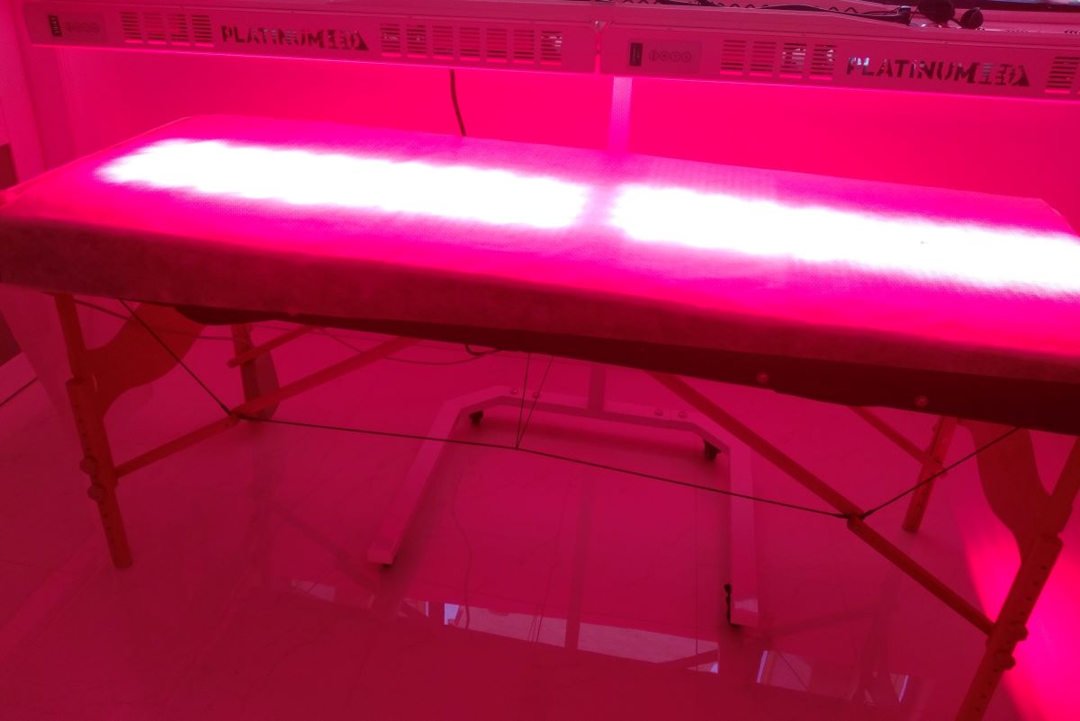 Infrared and red light